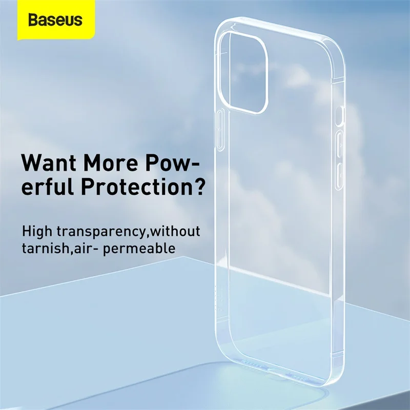 Чехол Baseus для телефона iPhone 12 mini прозрачный мягкий чехол из ТПУ 11 Pro Xs Max X XR Coque Fundas