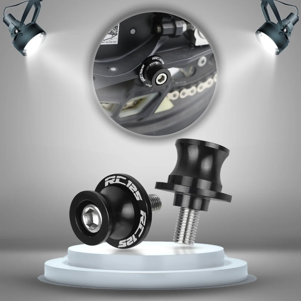 

Для RC125 RC 125 2014 2015 2016 2017 2018 2019 2020 винты с подставкой для маятника мотоциклетные катушки с поворотным рычагом Слайдеры Катушки 10 мм