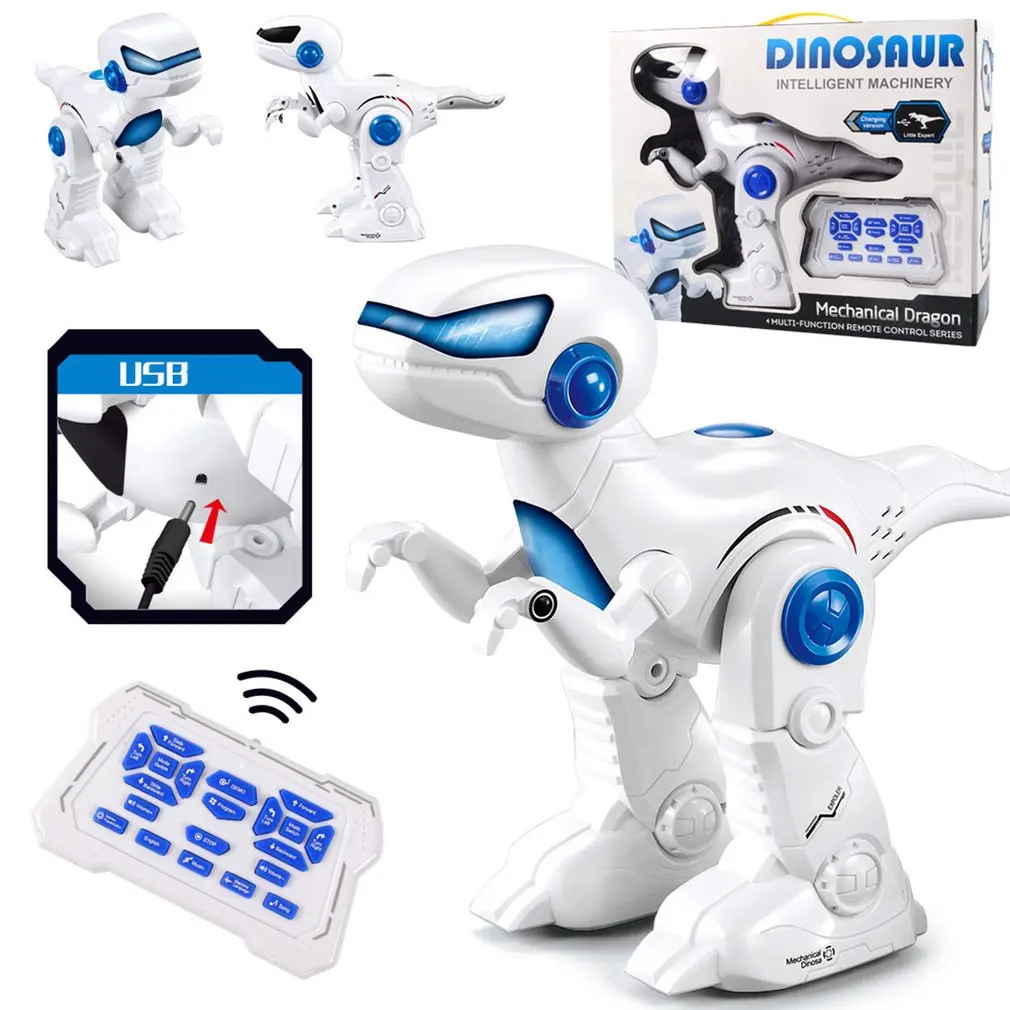 T16 динозавр интеллектуальная модель дистанционного управления RC робот с музыкой