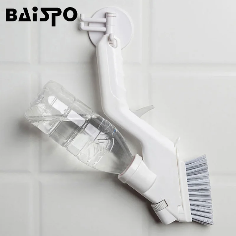 

BAISPO Multifunction Glass Cleaner Kitchen Goods For Washing Windows Gap Cleaning Brush For Toilet WC Bathroom Accessories Set
