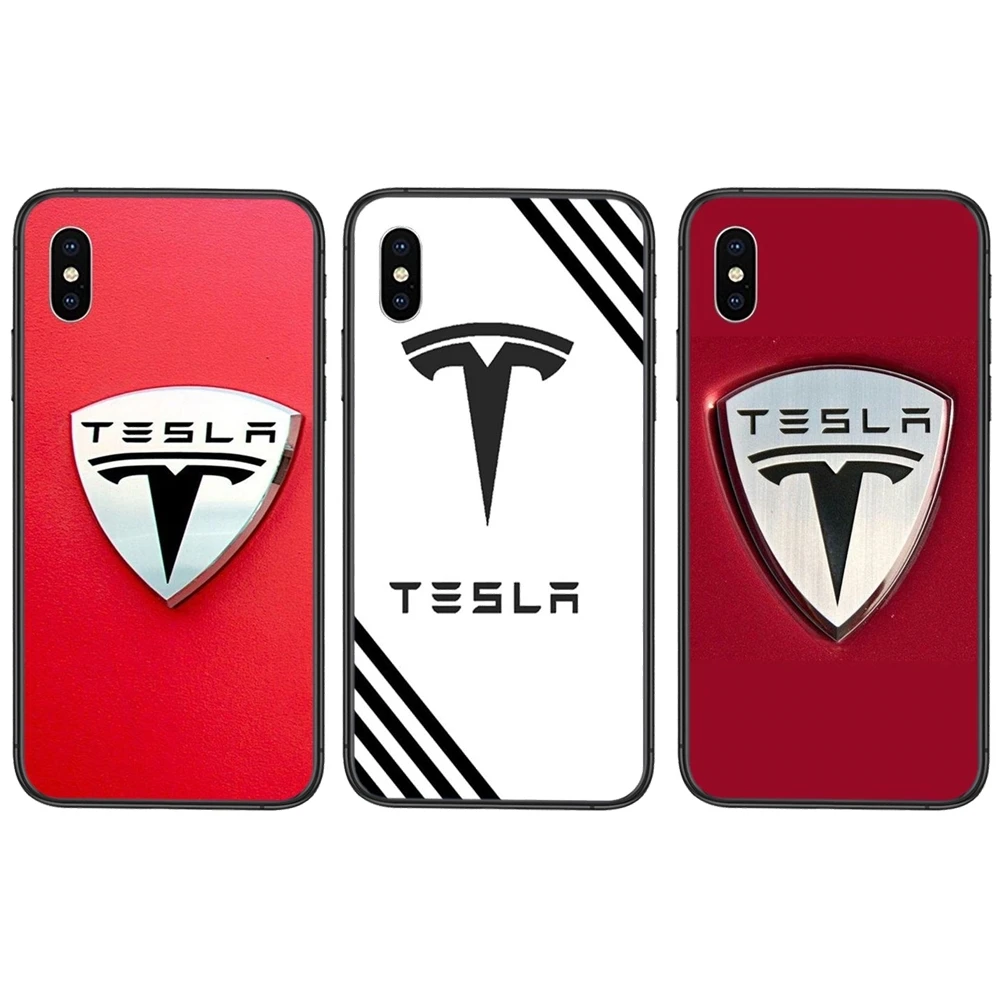 Дешевые мужские чехлы с логотипами Tesla для Galaxy Note 10 Lite 9 8 20 Pro A7 A8 2018 A10 M31 M51 A10S A11 |