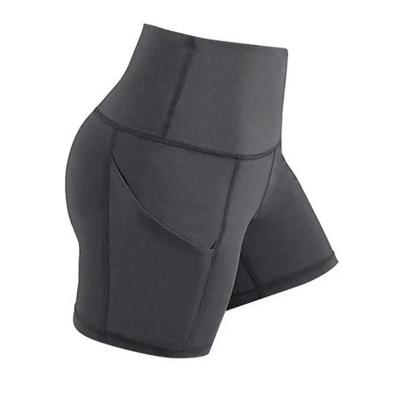 

2020 Spring Women's Sexy Shorts Fashion Hot Selling Women Base Shorts Yo-ga Side Edge Mobile Phone Pocket Sports Shorts