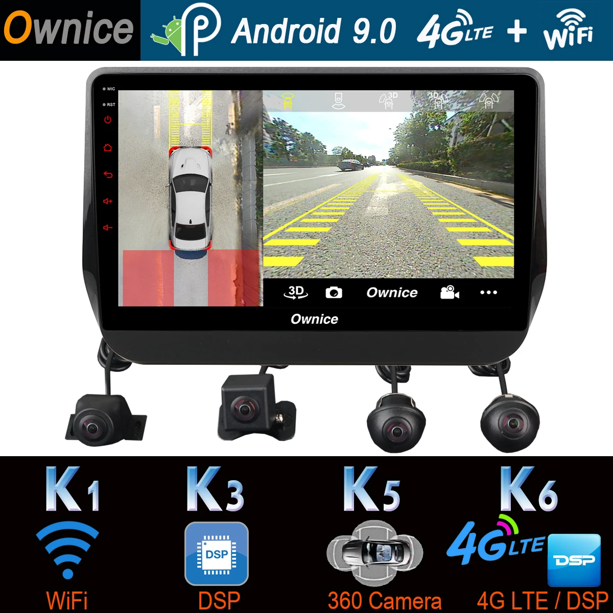 360 ° панорамный 1 din для Hyundai H1 Grand Starex 2017 2018 2019 Android 9 0 4G + 64G Автомобильный