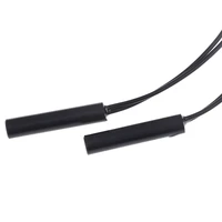 free shipping 2pcs cylindrical plastic mounted reed proximity switch magnetic sensor normal open 34cm