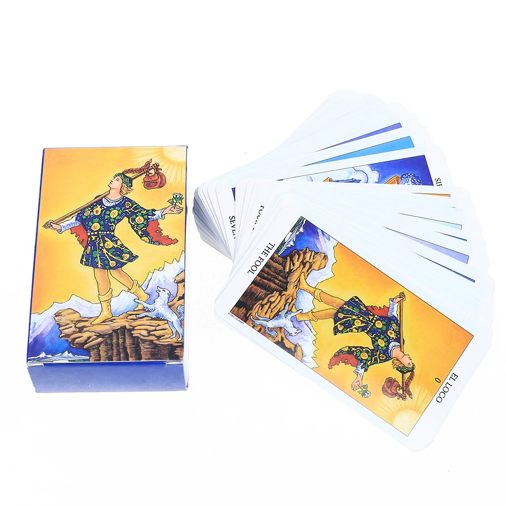 Hot Sale spanish Rider Tarot Cards Deck Divination Fate Playing Board Game 78Pcs/Set | Игрушки и хобби