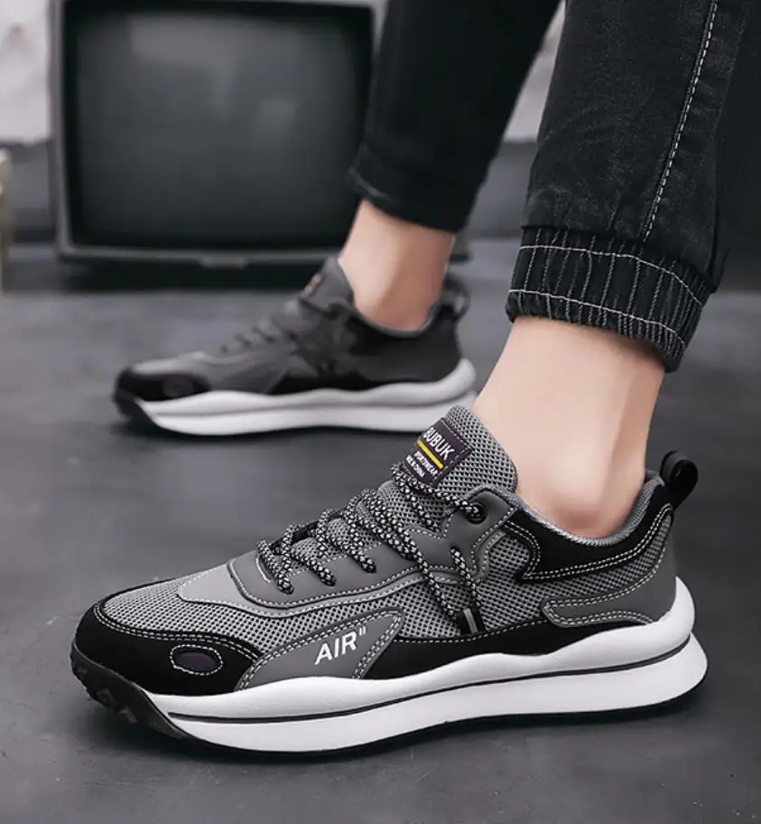 

Men Running Shoes Fashion Outdoor Breathable Sneakers Men's Lace-Up Sports Walking Jogging Shoes Man Comfortable Athletic Shoes