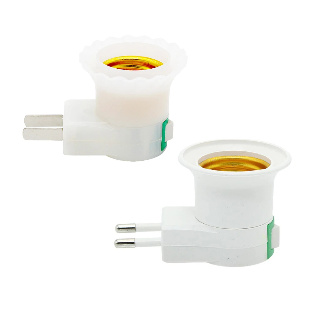Портативный ЕС США штекер E27 лампа держатель светильник адаптер конвертер с