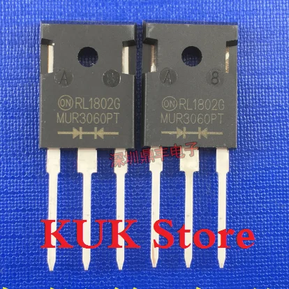 Оригинальный 100% новый MUR3060PT MUR3060PTG MUR3060 TO 247 50 шт./лот|Запасные части| |