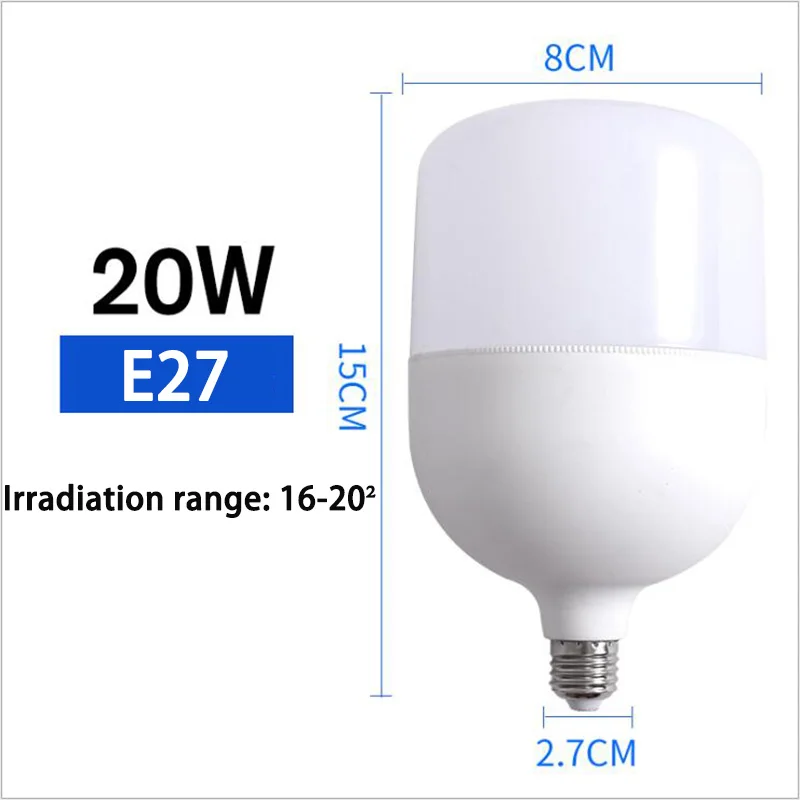 Горячая Распродажа светодиодный светильник E27 220 V-240 V светодиодный освещение умная ИС(интеграционная схема) Мощность 5 Вт 10 Вт 15 Вт, 20 Вт, 30 Вт, 40 Вт, 50 Вт светодиодный уличный свет кухонная лампа