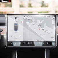 car protective tempered glass instrument screen navigation sticker for tesla model 3 model y accessories