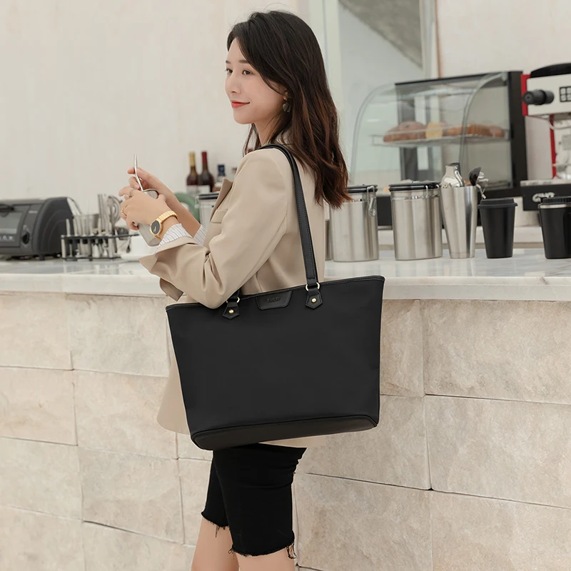 

New Large Shoulder Bag Women's Bag Large Capacity Simple Tote Bag Shopping Bag