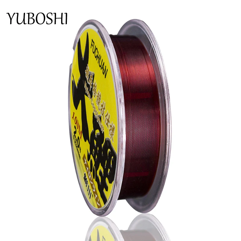 YUBOSHI High Quality 100M Japan Material Bass Carp Fish Nylon Fishing Line 1KG-18.8KG Outdoor Fishing Tools