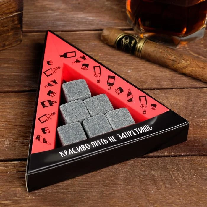 Набор камней для виски Не вопрос 6 шт 5388177 |