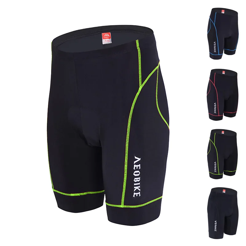 Летние Для мужчин Велоспорт Шорты 3D Мягкий противоударный MTB Горный велосипедные