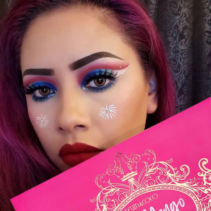 35-цветная блестящие матовые мерцающие тени для век Палитра прочного