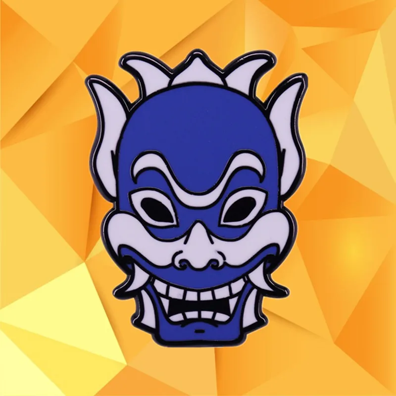 Аватар Aang Zuko последняя эмалированная брошь в виде маскарадного героя |