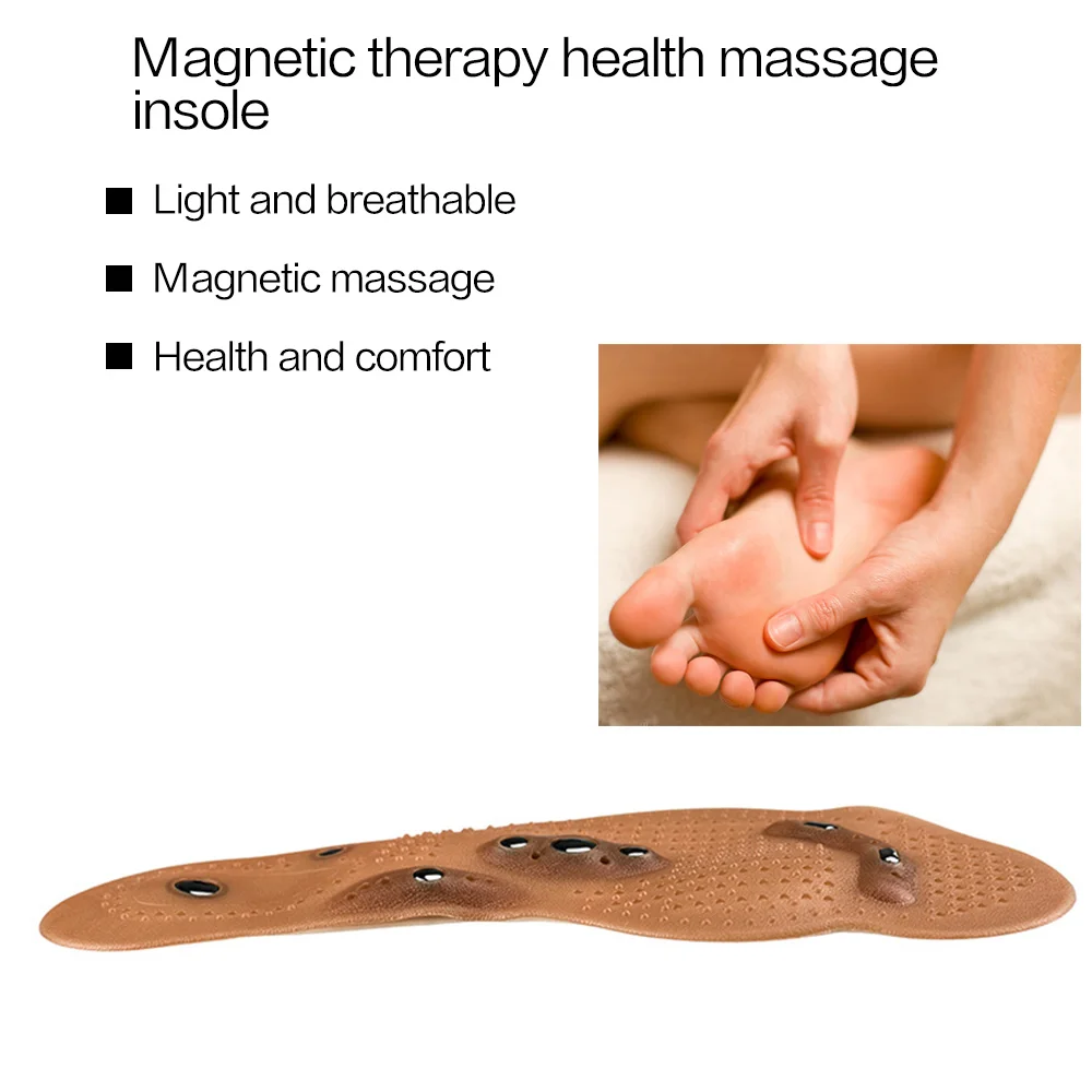 Здоровье Massageador 1 пара магнитный массажер для стоп стелька стопы Акупунктура точка терапевтическая стелька тело Детокс похудение магнит стелька