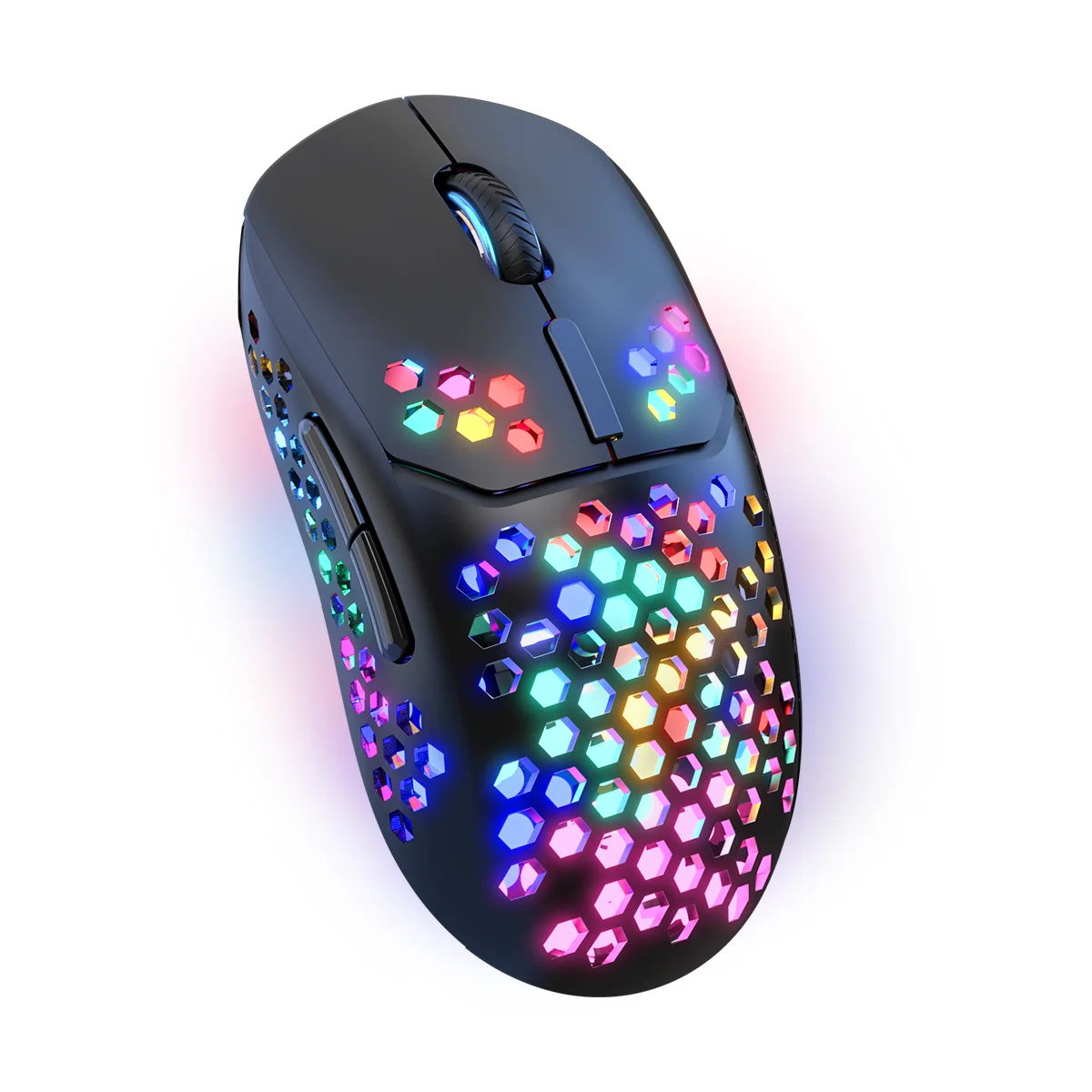 

RGB Silent Wireless Mouse Computer 500mAH Rechargeable Mice with 2.4GHz USB 6 Keys 2400 DPI For Laptop PC Gamer