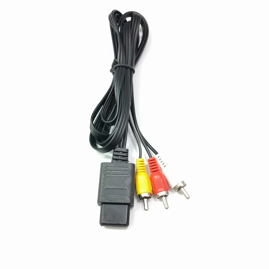 Dhl ИЛИ ems 200 шт Шнур кабель RCA AV TV видео для 64 N64 игры Seystem Бесплатная доставка