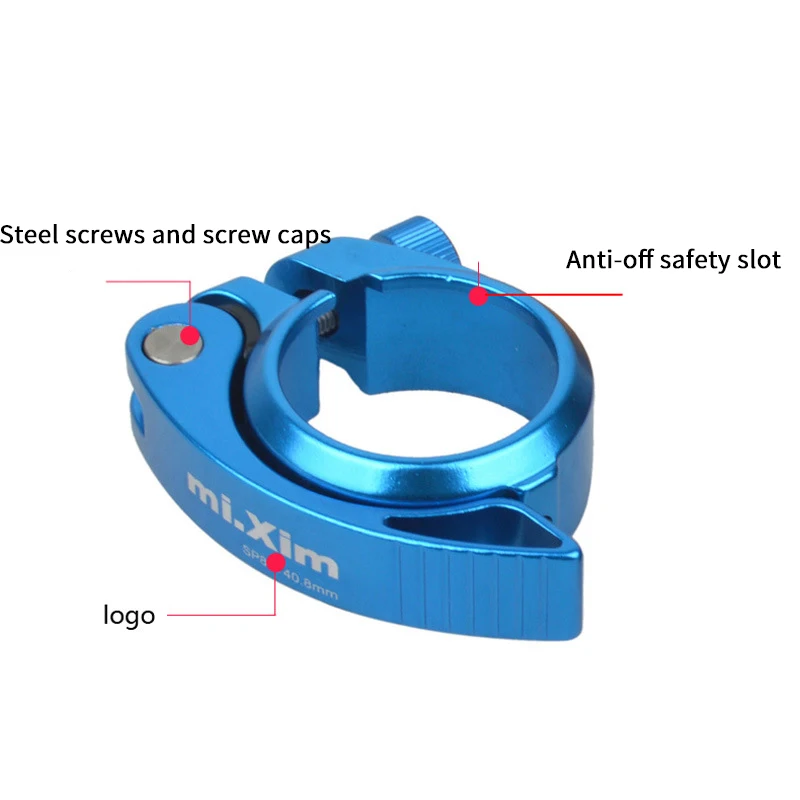 Велосипедный Подседельный штырь Mi.Xim зажим легкий для велосипеда 33 9 мм