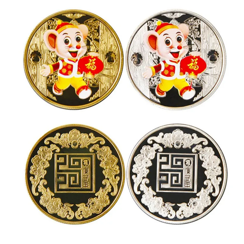 Памятная монета 2020 крыса год крысы доставляют деньги коллекционный Новогодний