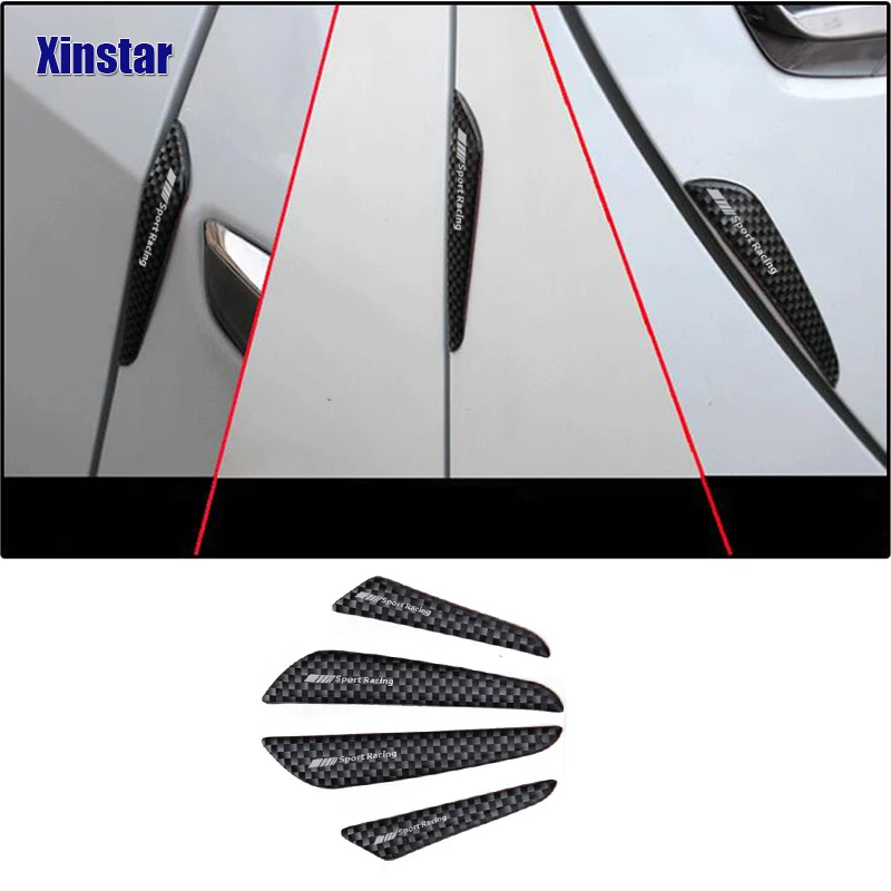 

4pcs Auto Car Door Guard Edge Corner Protector for Mercedes Benz w117 cla45 w205 c63 w212 e63 w207 w176 a45 x156 gla45 AMG