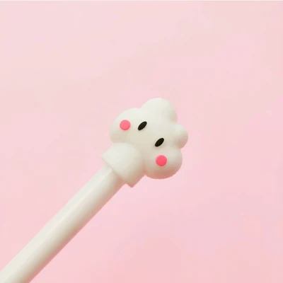 B Kawaii Ручка гелевая ручка для творчества в виде облака гелевая ручка супер милая Милая ручка канцелярские принадлежности Школьные принадлежности индивидуальная ручка для офиса школьные принадлежности - Цвет: B