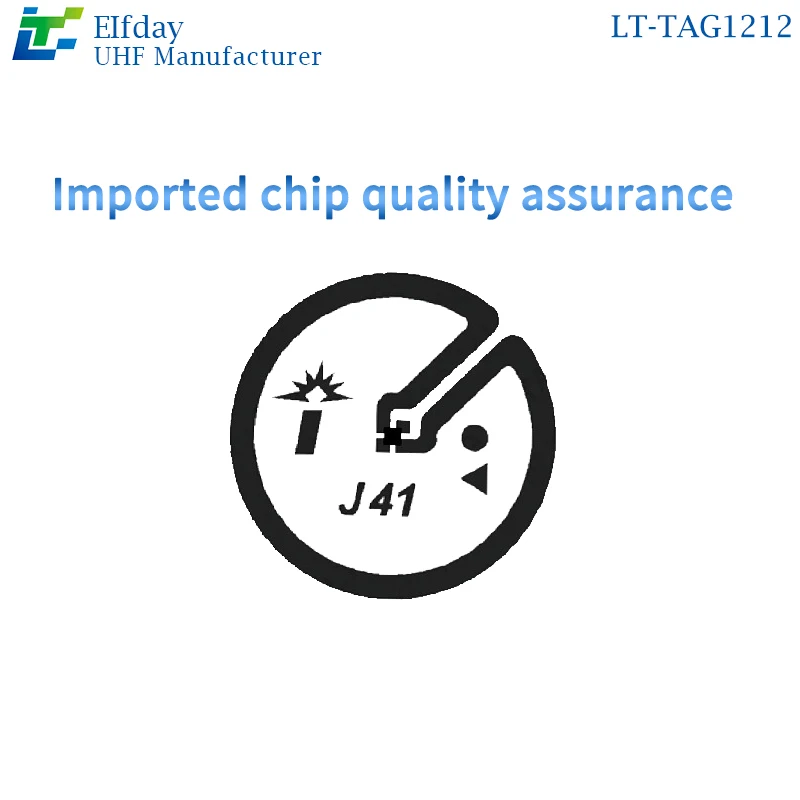 100Pcs RFID Electronic Tag Ultra High Frequency J41 Small Round RF 915M Passive 6C Close Range Monza4 Chip | Безопасность и защита