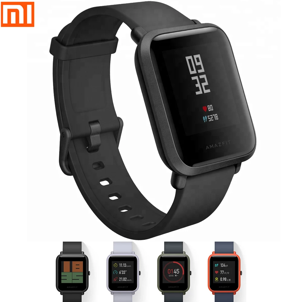 Умные часы Huami Amazfit Bip ультралегкие 32 ГБ с WiFi Bluetooth GPS 45 дней в режиме ожидания |