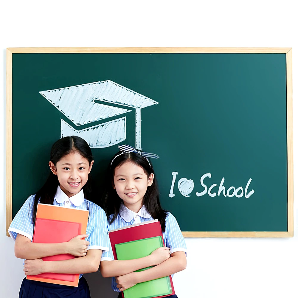 120x50 см самоклеющаяся Магнитная меловая доска наклейка зеленый цвет для детской