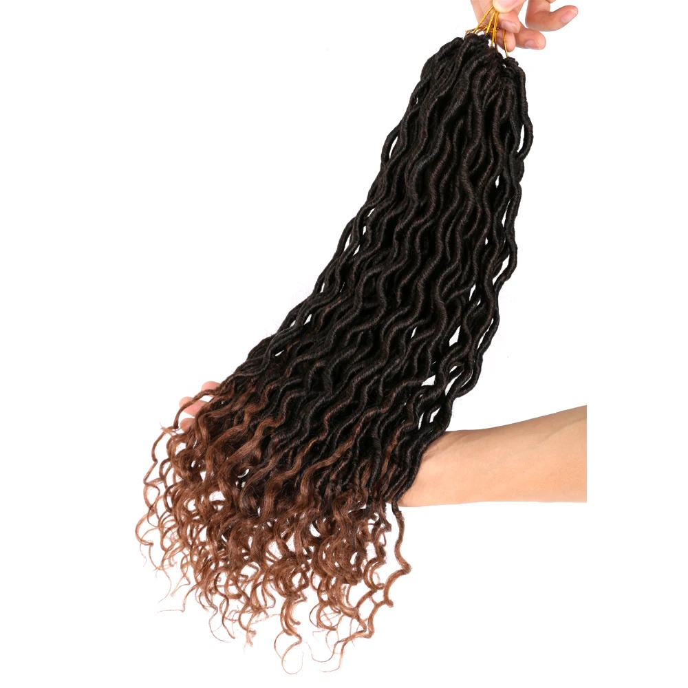DAIRESS 18 "Искусственные локоны в стиле Crochet волосы дреды для наращивания с