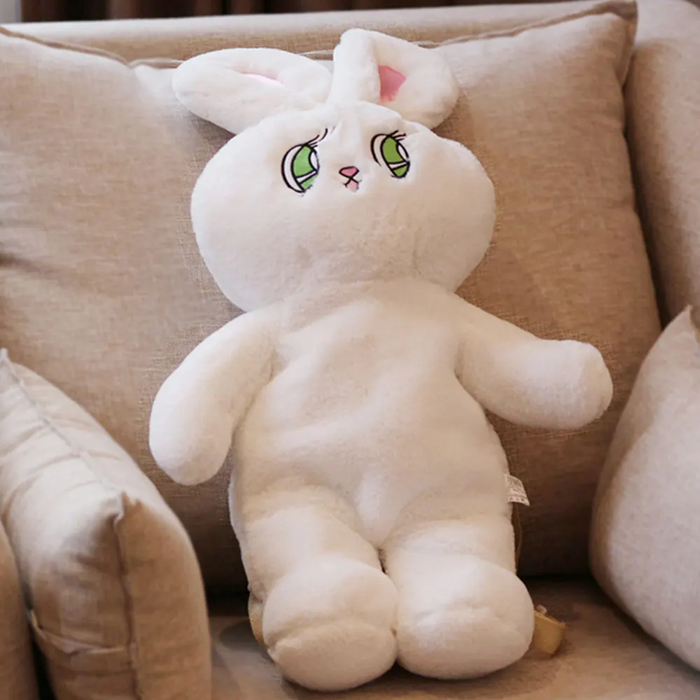1 шт. милый плюшевый рюкзак с кроликом Kawaii, рюкзак с плюшевым Кроликом, детская школьная сумка, Подарочная детская игрушка для маленьких девочек, сумка - Цвет: white