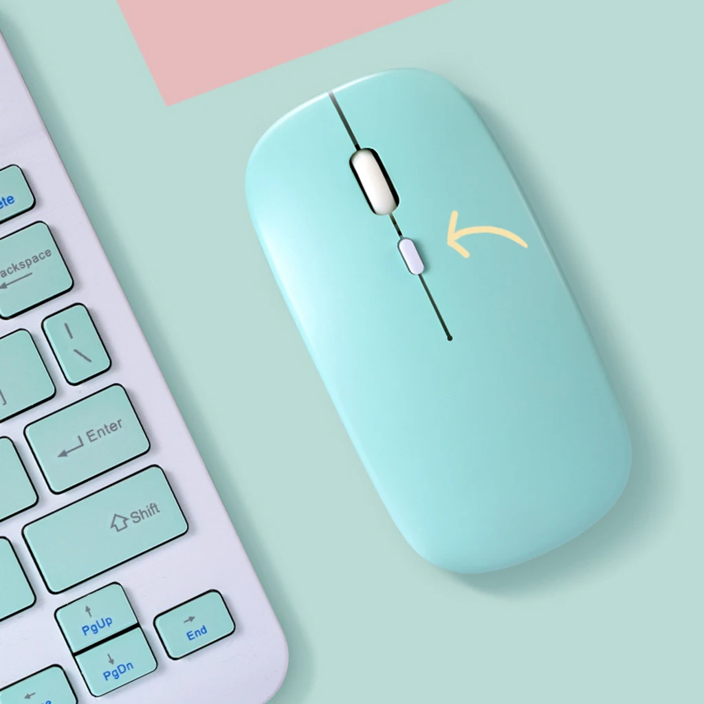 

Portable 2.4G Wireless Bluetooth Keyboard Mouse Mini Multimedia 10 Mini Multimedia Keyboard Mouse Set For Laptop PC TV