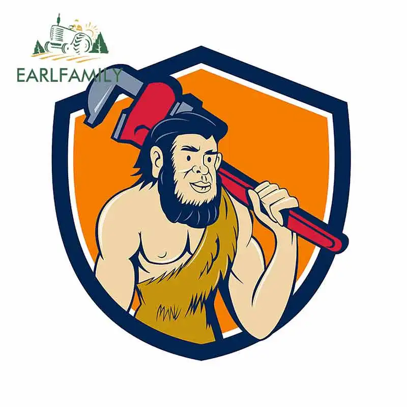 EARLFAMILY 13 см x 12 5 для сантехники обезьяны виниловая графическая наклейка