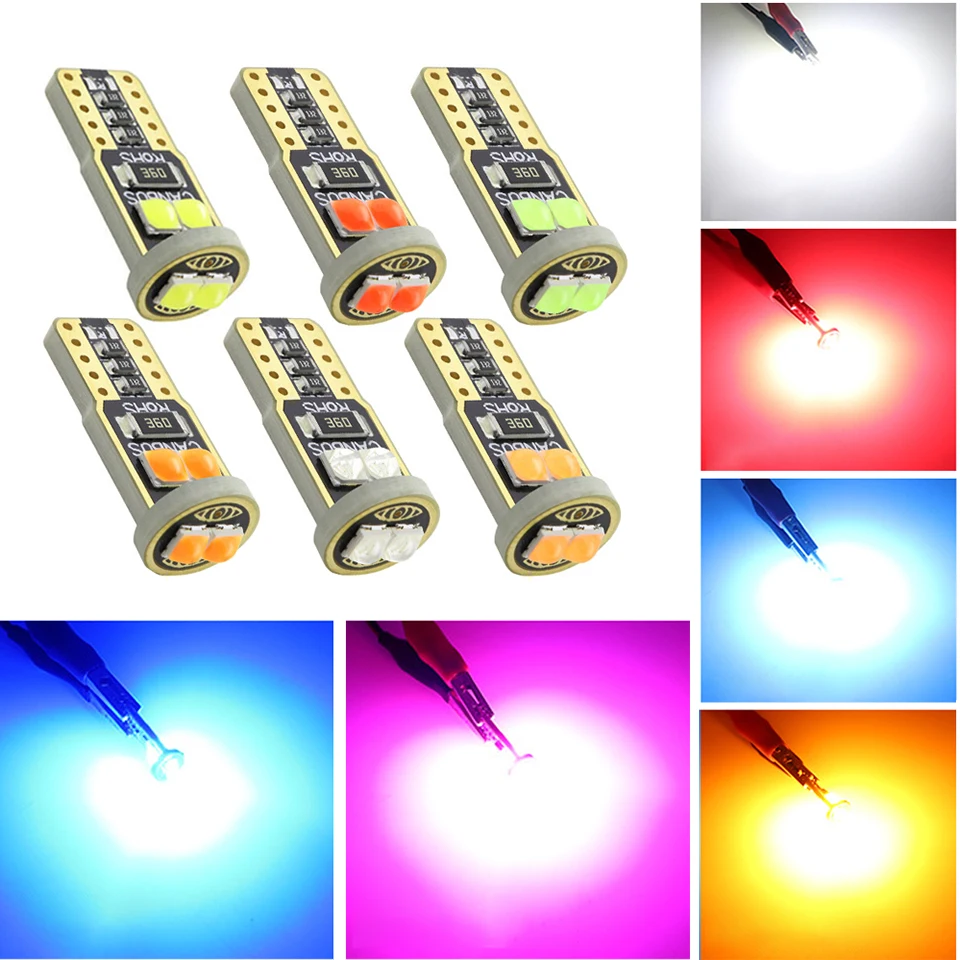ANMINGPU 2x сигнальная лампа Led W5W Canbus T10 светодиодные лампы 3030SMD 194 168 автоматический