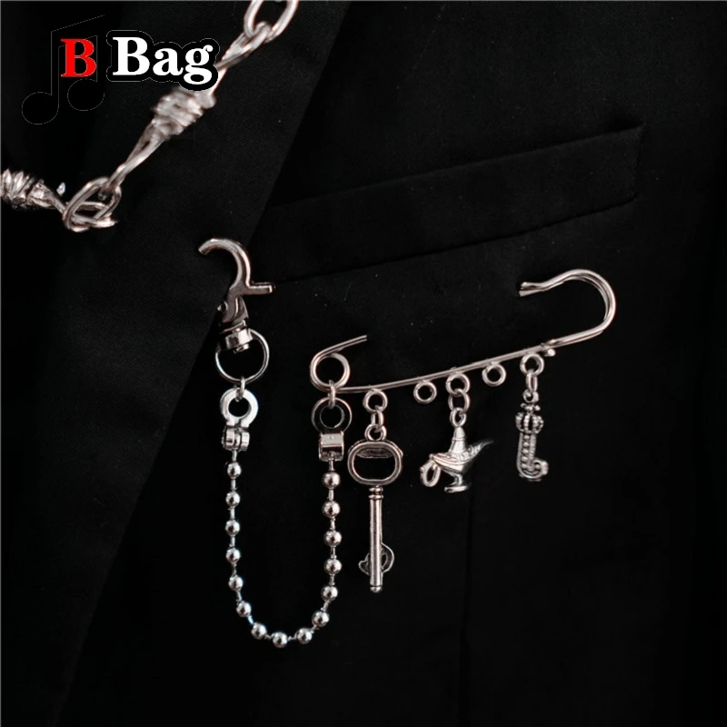 Булавка для сумки аксессуары мужчин и женщин брошь-Крест в стиле панк украшение