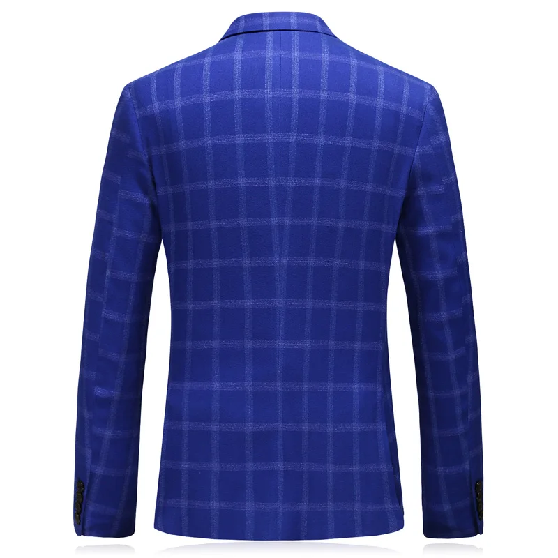 (Пиджак + жилет брюки) Новый мужской бутик клетчатое свадебное платье комплект из