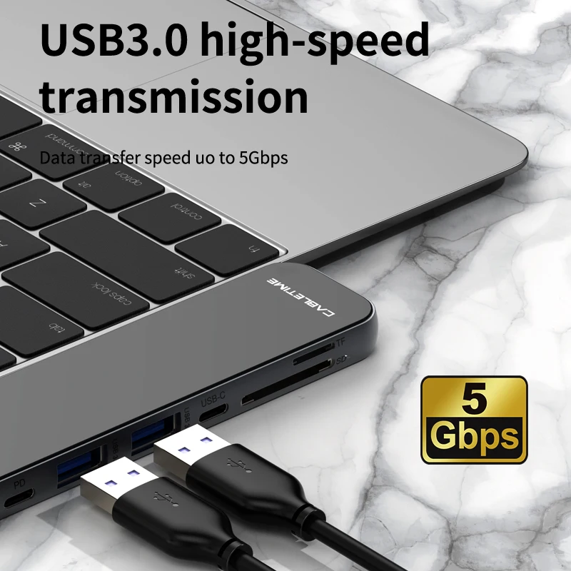 USB Type-C к 3 0 HDMI 4K мульти-хаб SD кардридер PD адаптер для ПК Macbook Pro Air C312 | Компьютеры и