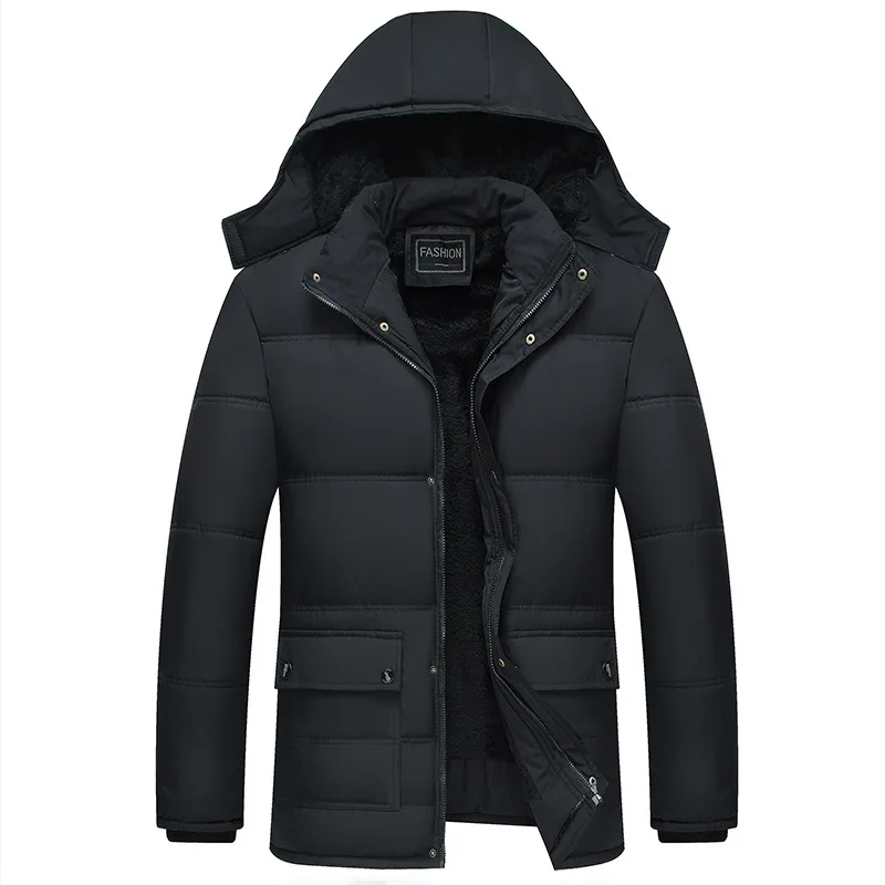 

2020 Winter New Thicken Hooded Waterproof Windproof Overcoat Warm And Loose Down Casual Padded Jacket