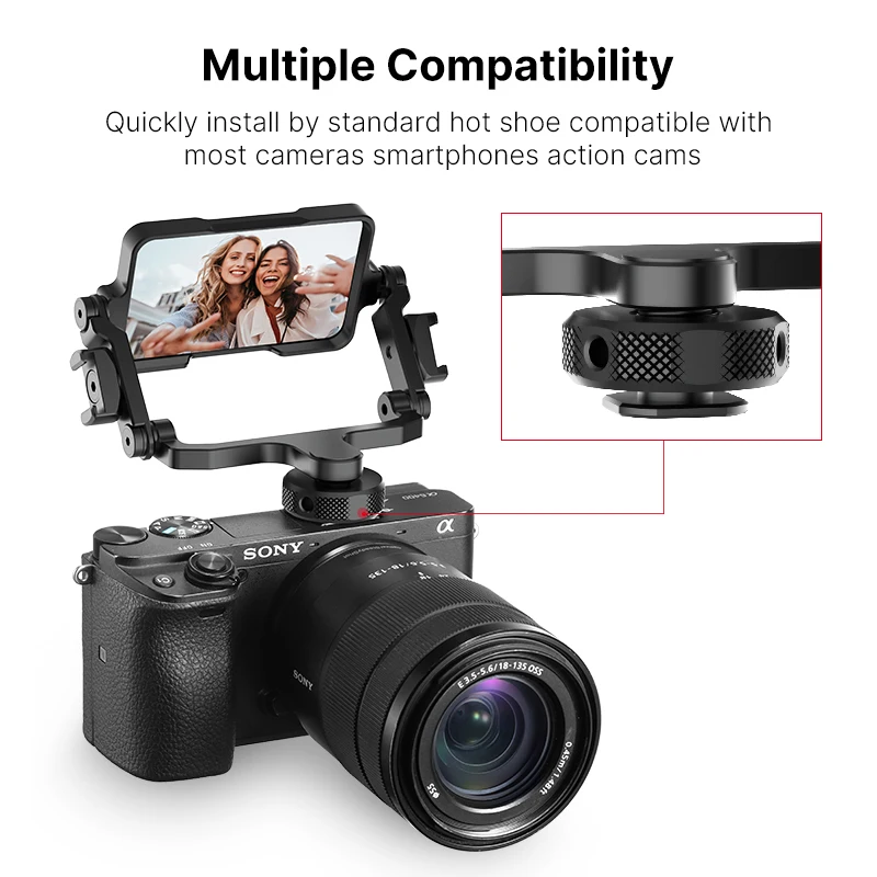 Флип-кронштейн Ulanzi для зеркальной камеры универсальный перископ смартфона