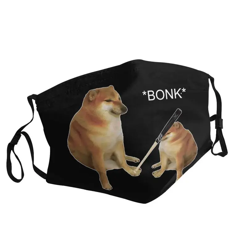 

Маска Bonk Meme многоразовая для мужчин и женщин, респиратор для лица, Шиба-ину
