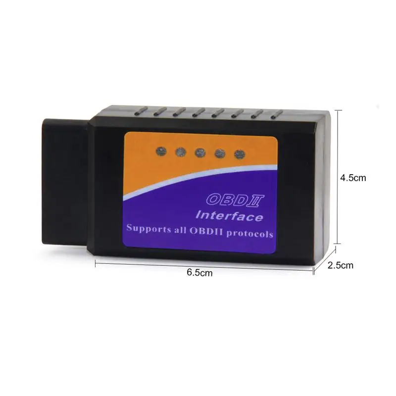 Новый мини ELM327V WiFi V1.5/V2.1 OBD2 автомобильный диагностический инструмент ELM 327 OBD II