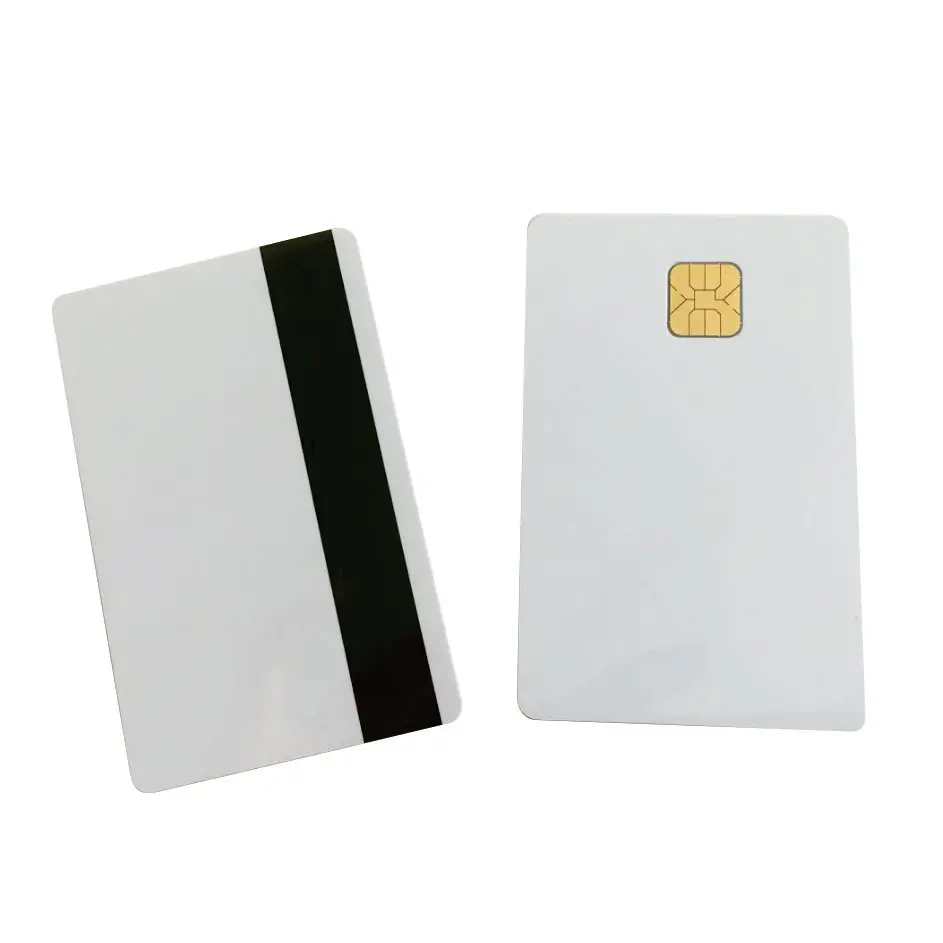 10PCS White Contact Sle4428 Chip Smart IC Blank PVC Card with 2750 OE Hi-Co Magnetic Stripe | Безопасность и защита