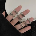 Кольцо женское, металлическое, неправильной формы, в стиле панк