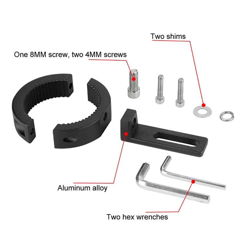Motorcycle Headlights Clamp Holder 42mm-54mm Tube Fork Lamp CNC Motobike Handle Bumper Mount Bracket Adjustable Mounting Brack |