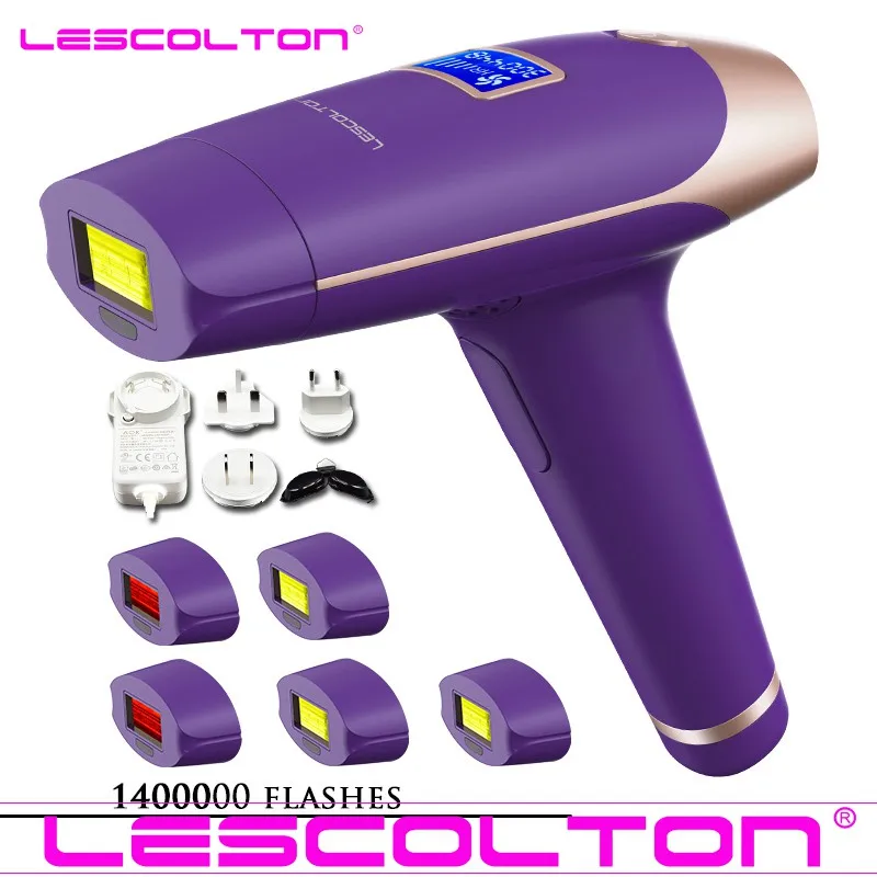 Больше ламп выберите IPL лазерная эпиляция удаление волос ЖК-дисплей машина лазер постоянный бикини триммер электрический depiladora лазер
