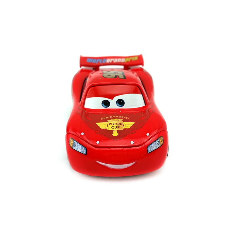 Disney Pixar Cars Finish Line Frenzy Gold Lightning McQueen 1:55 литая металлическая модель игрушечной машины