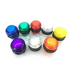 Аркадная светодиодная Кнопка 100 шт.лот, кнопки с подсветкой, встроенная светодиодная лампа 5 в с микропереключателем, 5 цветов, для аркадной машины Bartop