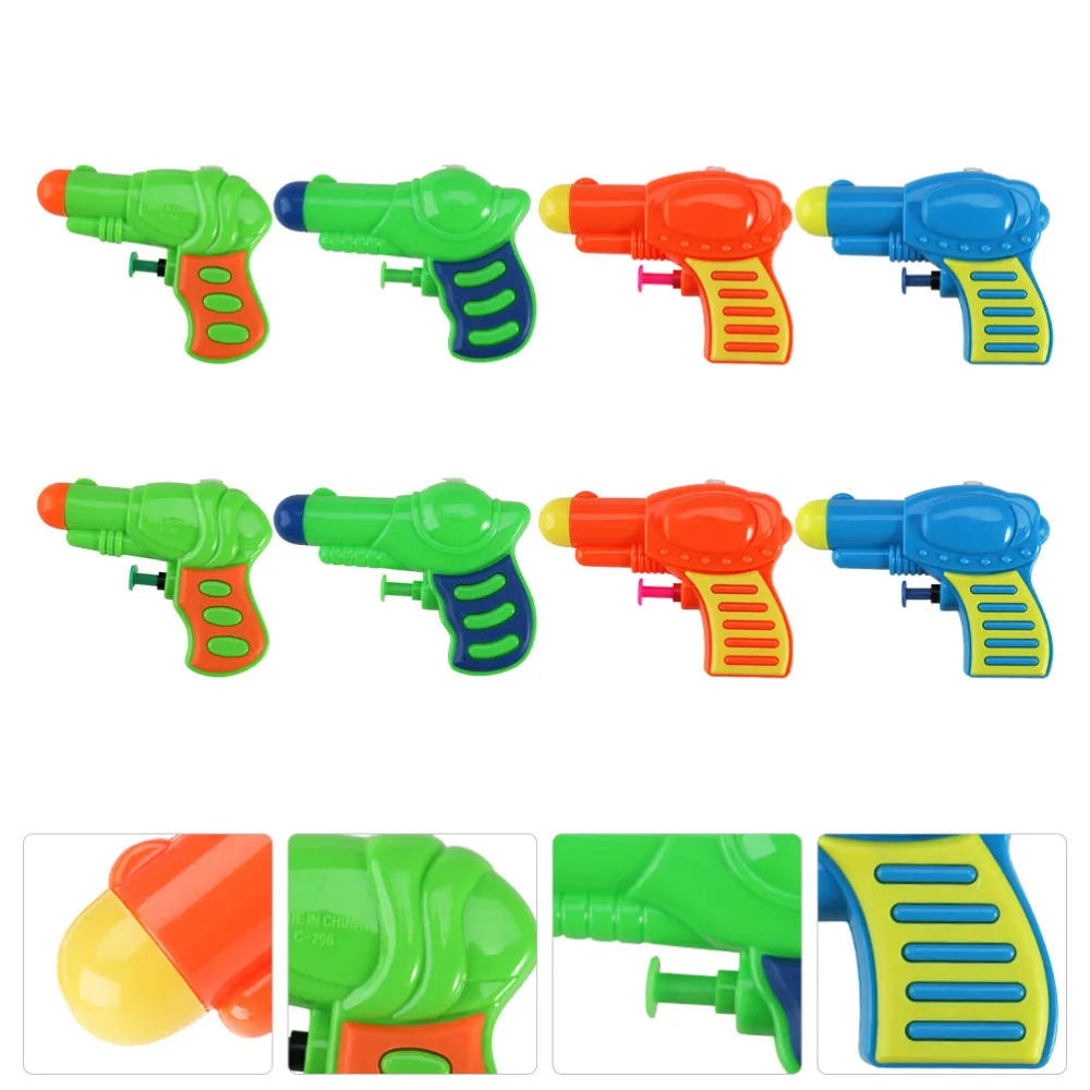 

8pcs Fun Water Guns Toys Water Shooter Toys Kids Play Water Toy (Random Style)