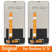 Original For Realme 5 RMX1911 RMX1919 LCD Display Touch Screen Digitizer Assembly For Realme 5i RMX2030 RMX2032 Display